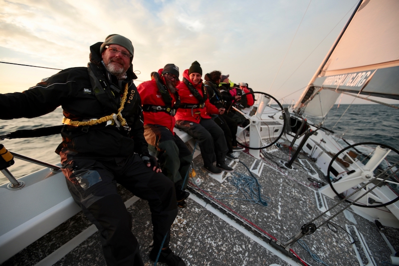 Warrior Sailors Tough It Out on Lake Michigan